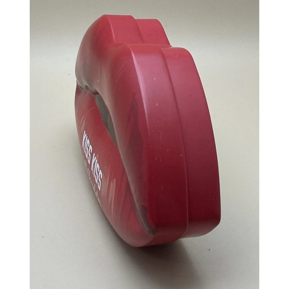 Empty Red Lips Metal Candy Tin Kiss Kiss Valentine's Day Collectible‎ Gift Box